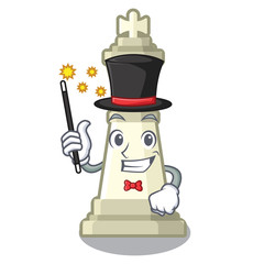 Poster - Magician king chess in the cartoon shape