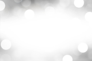 Wall Mural - Gray blurred with bokeh abstract background