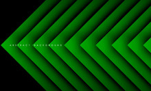 Abstract Modern Green Triangle Digital - Vector Background.