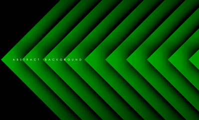 Wall Mural - Abstract modern green triangle digital - Vector Background.