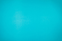 A Little Mottled Bright Blue Turquoise Paper Plain And Solid For Minimal Object Background.