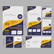 promotional and business card design template
