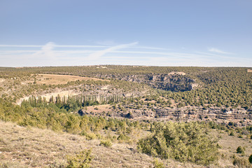 Panoramic of the sickles of the Duraton River