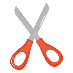 Sticker - scissor school supply isolated icon