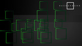 Fototapeta Dinusie - Vector Modern Abstract Squares Backgrounds . with a black green gradient. eps 10 template