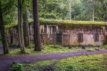 Building In So Called Wolf's Lair, Hitler's Bunkers Complex During World War II In Gierloz, Poland