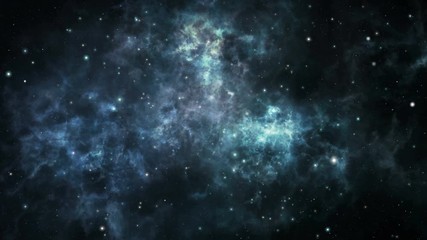 Wall Mural - flight through outer space