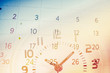 © Ratana21 - double exposure of calendar and clock for business concept
