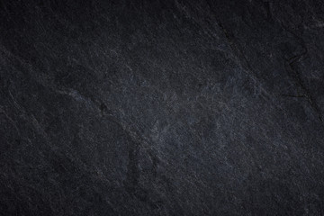 Wall Mural - Dark grey black slate background or natural black stone texture.