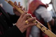 © cineos - bamboo flute from the batak Medan Indonesia that is being played