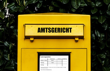 Sticker - Amtsgericht Briefkasten