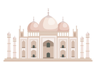 Poster - taj mahal indian building icon