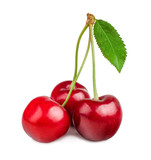 Fototapeta  - Cherries isolated on white