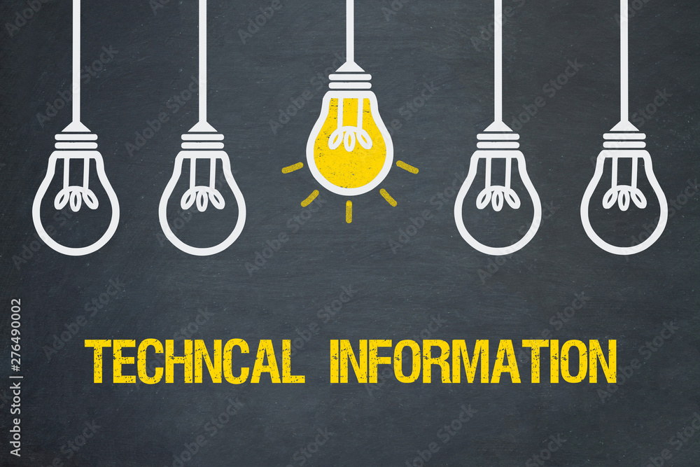 Technical Infor Motion Technical Information Stock Photo | Adobe Stock