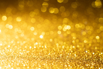 gold sparkle glitter abstract bokeh background Christmas