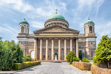 Esztergom Basilica. Primatial Basilica Of The Blessed Virgin Mary Assumed To Heaven And St Adalbert. Mother Church Of The Archdiocese Of Esztergom