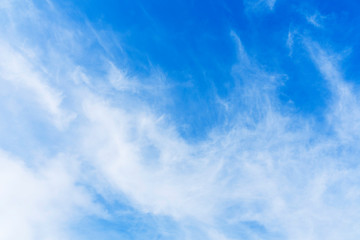 clear sky with clouds many in the summer