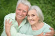 © aletia2011 - Beautiful senior couple posing in the park