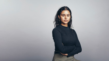 portrait of young woman