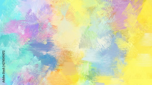 Watercolor Background With Brushed Pastel Gray Pastel Orange And