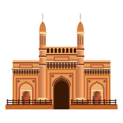 Sticker - jama masjid famous building icon