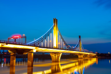 Wall Mural - The Yingxiong bridge at nigh