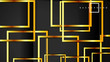 © artnoy - Vector Modern Abstract Squares Backgrounds . with a black and gold color gradient. eps 10 template