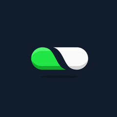 Vector Pharmacy Pill Logo Icon