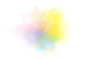 Wall Mural - Abstract watercolor digital art painting soft focus for texture background