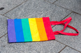 Fototapeta Tęcza - torba tęcza LGBT