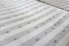 Handwritten Music Notes, Music Theory Practice