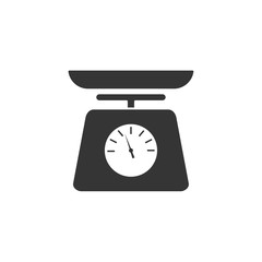 Leinwandbilder - Weight scale icon symbol template black color editable. simple logo vector illustration for graphic and web design.