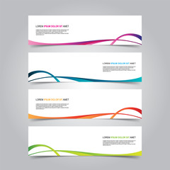 Vector Abstract banner web template