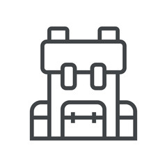 Sticker - Line icon travel bag