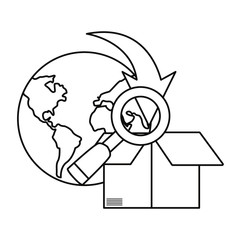 Poster - fast delivery related icon vectorillustrate