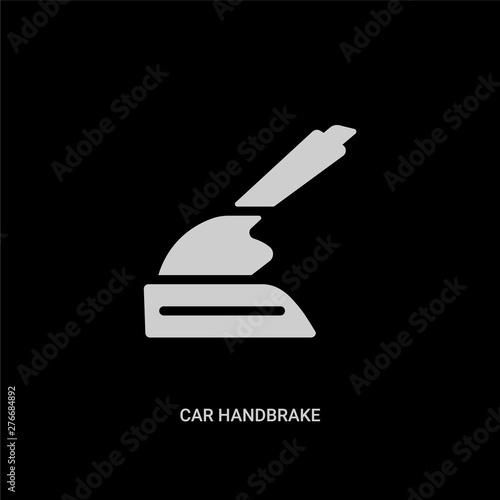 White Car Handbrake Vector Icon On Black Background Modern Flat Car Handbrake From Car Parts Concept Vector Sign Symbol Can Be Use For Web Mobile And Logo Stock Vector Adobe Stock White Car Handbrake Vector Icon On Black Background Modern Flat Car Handbrake From Car Parts Concept Vector Sign Symbol Can Be Use For Web Mobile And Logo Stock Vector Adobe Stock