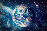 Fototapeta Kosmos - High quality Earth image. The elements of this image furnished by NASA.