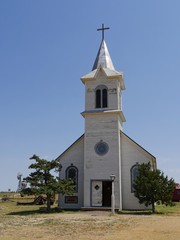 Wall Mural - Old church building in South Dakota