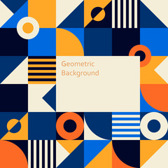 Wall Mural - geometry artwork poster in minimalistic style with simple shape and figure. abstract pattern in scan
