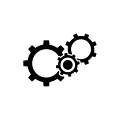 Gear Settings Icon Vector Illustration - Vector