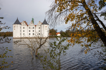 Poster - fairy tale water castle Glücksburg