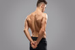 © kegfire - Male athlete with muscular back