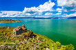 Hayravank monastery on the shores of lake Sevan in Armenia