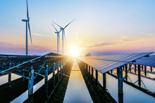 Solar Panels And Wind Power Generation Equipment 