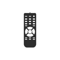 Aufkleber - remote icon template black color editable. remote symbol vector sign isolated on white background. Simple logo vector illustration for graphic and web design.