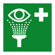 Eye Wash Station Symbol Isolate On White Background,Vector Illustration EPS.10