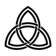 Double interlaced triquetra 