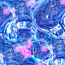Abstract Blue Crystal Background. It Can Be Used In Print And Web Design