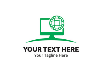 unique web developer simple logo creative design in flat style with color . web designer logo creative design for identity and community