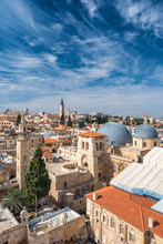 Top View Of Jerusalem Old City